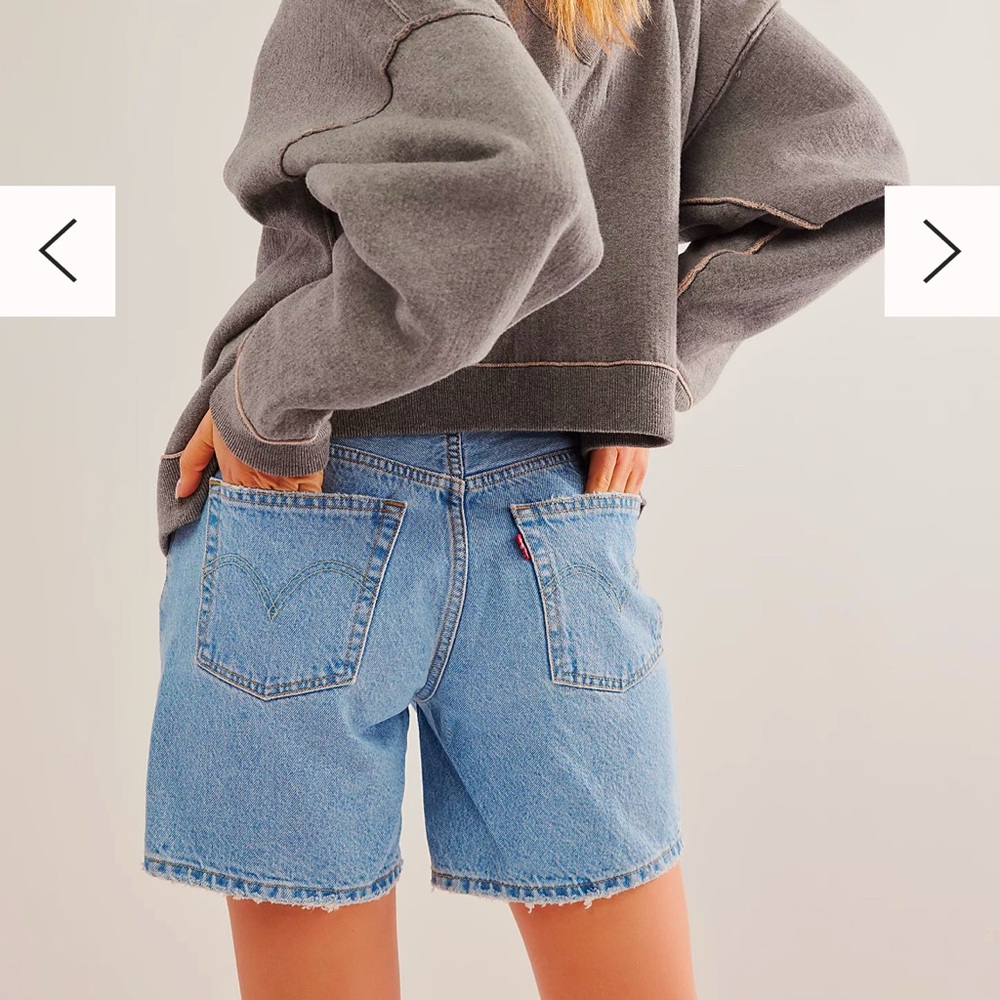 Like New Levi's 501 Mid Thigh Shorts W28